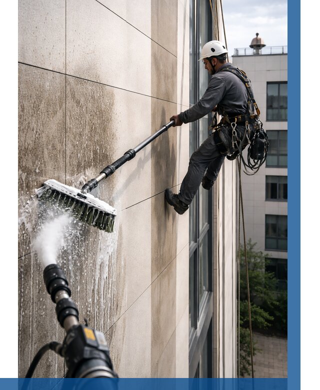 Мойка фасада из керамогранита в Сарапуле от 310 р. | ВЫСОТНИК-Срл