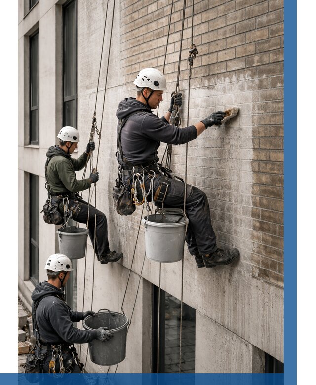 Удаление высолов с фасада в Сарапуле от 258 р. | ВЫСОТНИК-Срл