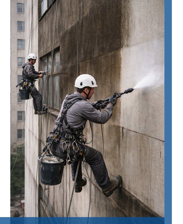 Очистка фасада от копоти в Сарапуле от 258 р. | ВЫСОТНИК-Срл