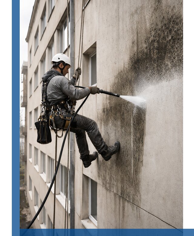 Профессиональная очистка фасадов от плесени в Сарапуле