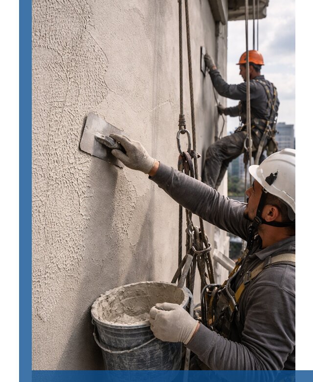 Декоративная штукатурка фасада с утеплением и защитой в Сарапуле