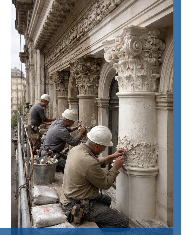 Реставрация фасадной лепнины в Сарапуле от 2581 р. | ВЫСОТНИК-Срл