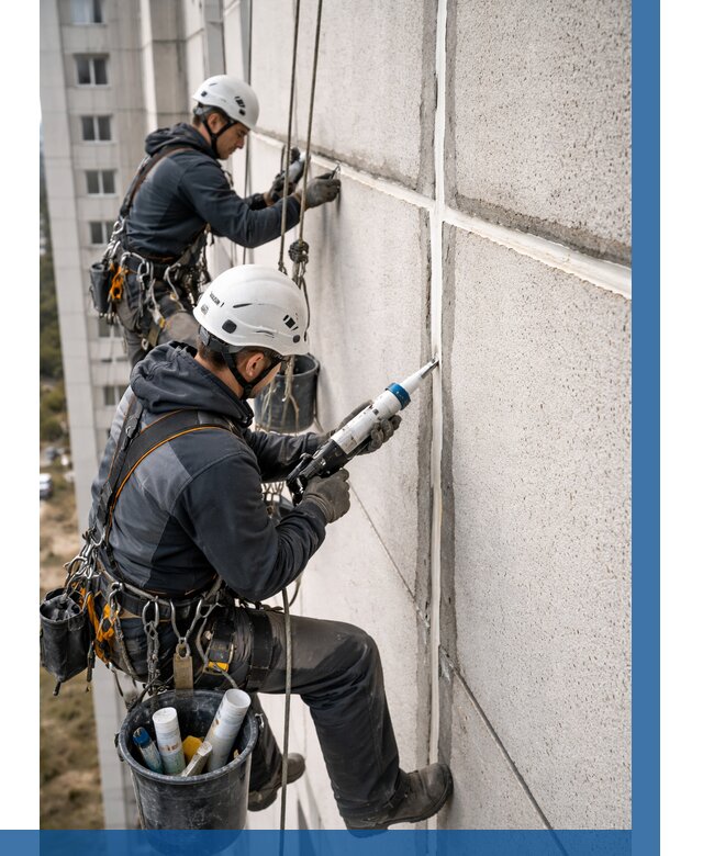Герметизация межпанельных швов в Сарапуле от 723 р. | ВЫСОТНИК-Срл