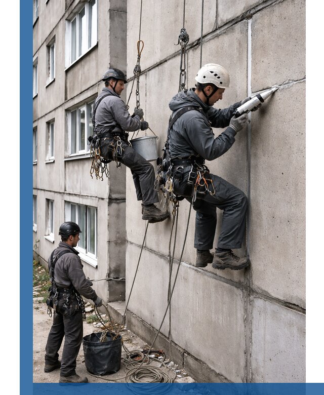 Герметизация межпанельных швов в Сарапуле с гарантией герметичности