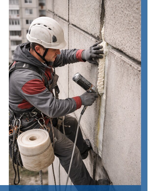 Утепление межпанельных швов в Сарапуле от 723 р. | ВЫСОТНИК-Срл