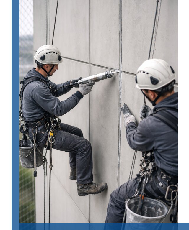 Первичная герметизация швов фасадов и кровель в Сарапуле