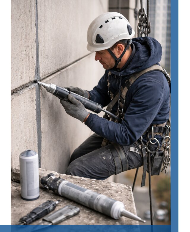 Вторичная герметизация швов в Сарапуле от 465 р. | ВЫСОТНИК-Срл