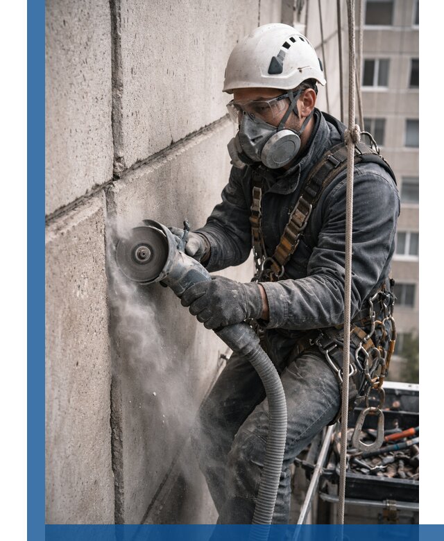 Штробление межпанельных швов в Сарапуле качественно и быстро