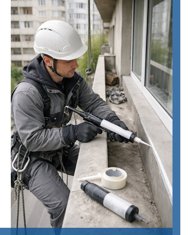 Герметизация швов лоджии в Сарапуле от 4646 р. | ВЫСОТНИК-Срл