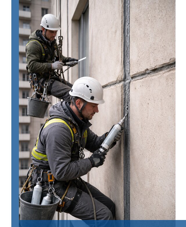 Герметизация деформационных швов фасада в Сарапуле качественно