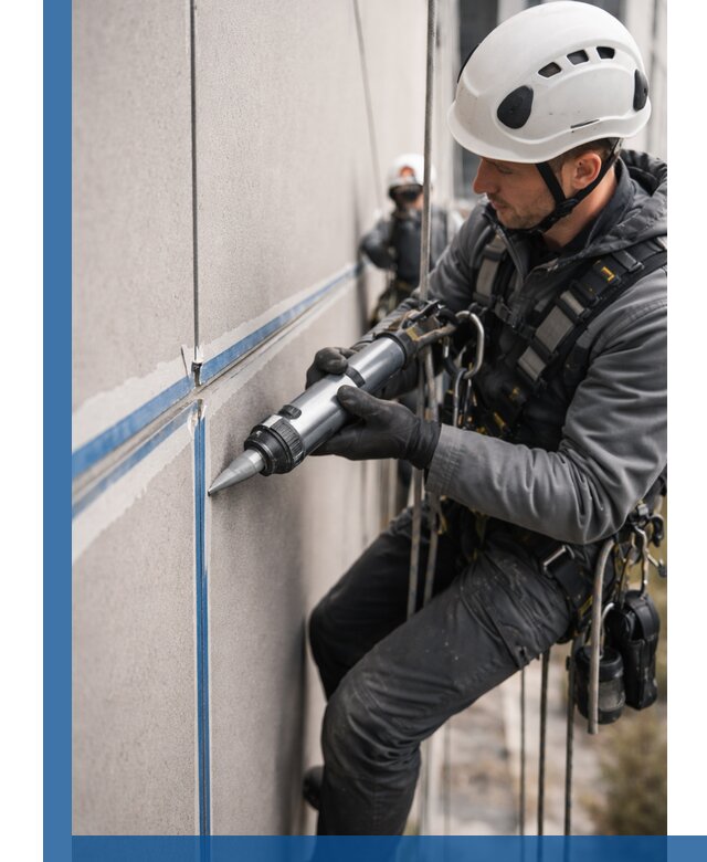 Герметизация стыков фасадных панелей в Сарапуле качественно и быстро