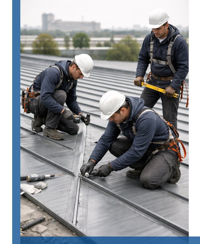 Ремонт фальцевой кровли в Сарапуле срочно и качественно