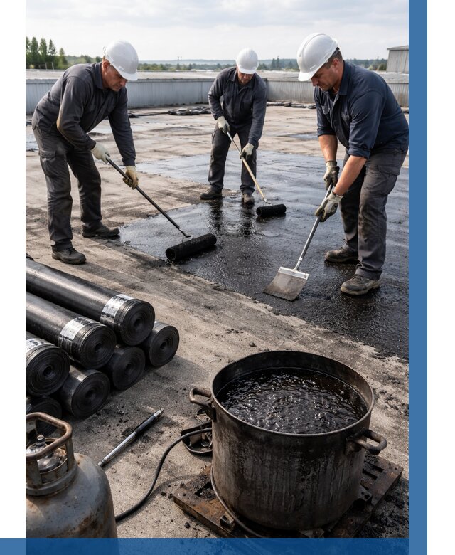 Гидроизоляция кровли мастикой в Сарапуле от 619 р. | ВЫСОТНИК-Срл