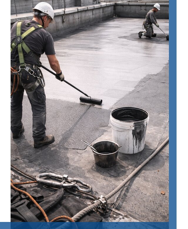 Гидроизоляция кровли жидкой резиной в Сарапуле от 516 р. | ВЫСОТНИК-Срл