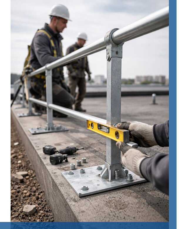 Монтаж кровельного ограждения в Сарапуле от 1239 р. | ВЫСОТНИК-Срл