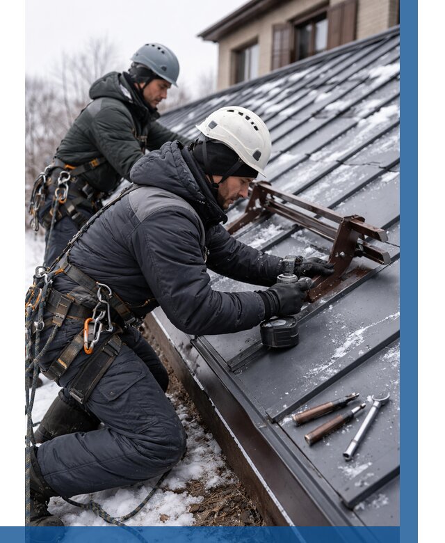 Монтаж снегозадержателей в Сарапуле от 465 р. | ВЫСОТНИК-Срл