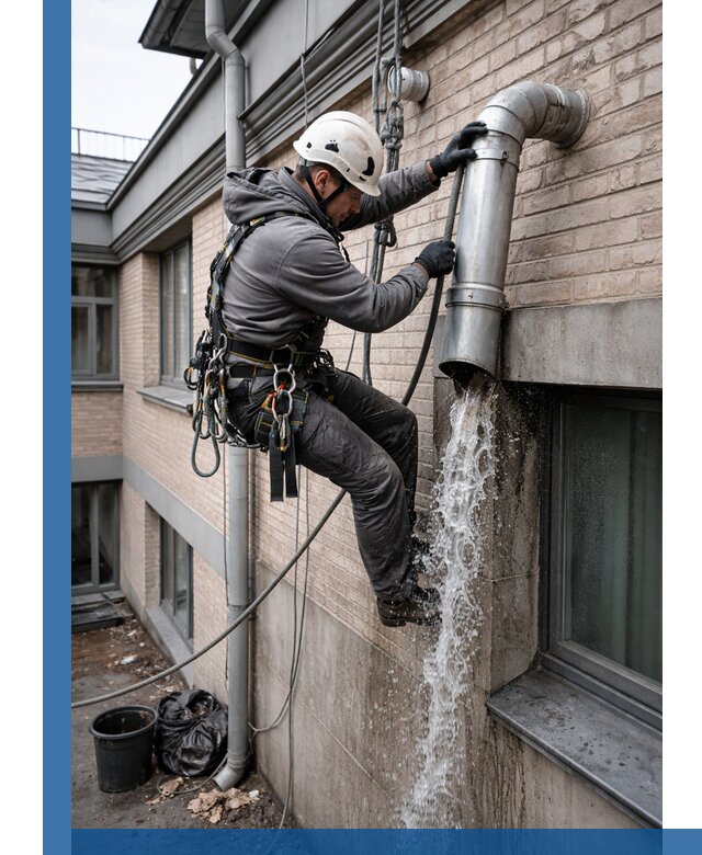 Профессиональная прочистка водосточных труб в Сарапуле с гарантией