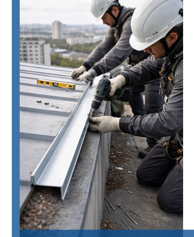 Монтаж капельника на кровле в Сарапуле с гарантией качества