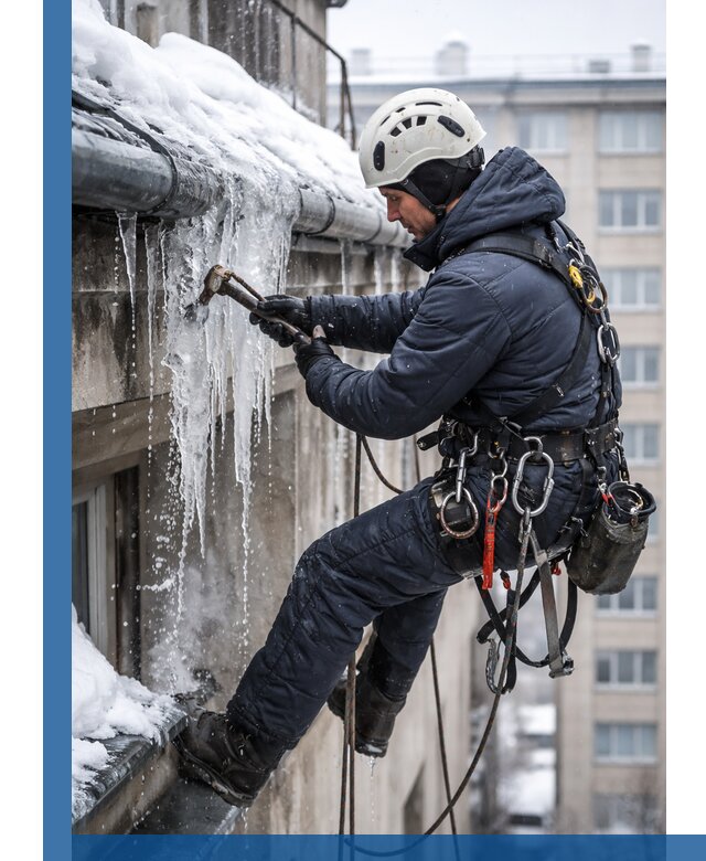 Удаление наледи и чистка водостоков в Сарапуле оперативно и безопасно