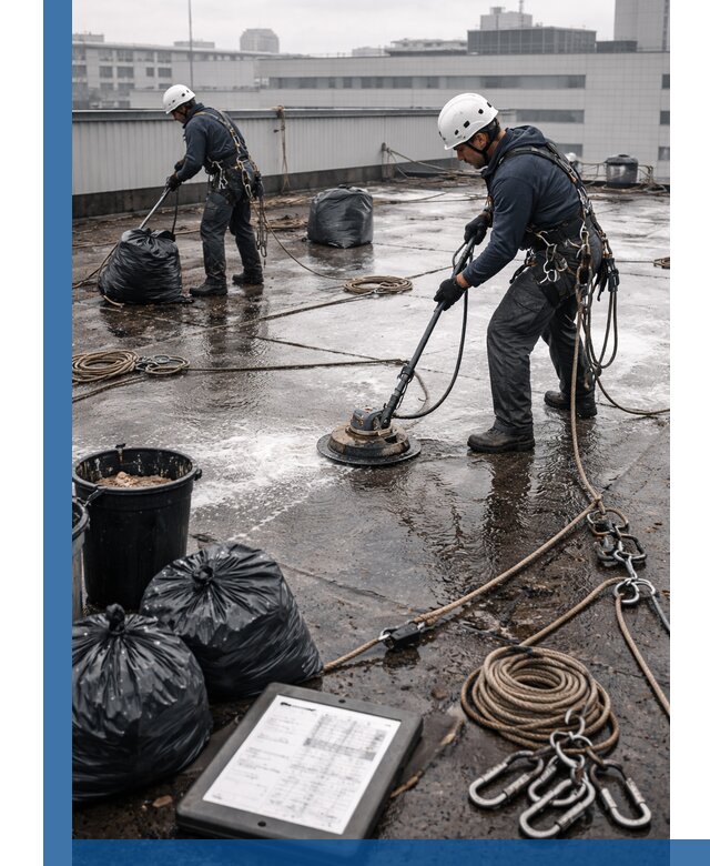 Плановая очистка кровли по графику в Сарапуле для безопасности