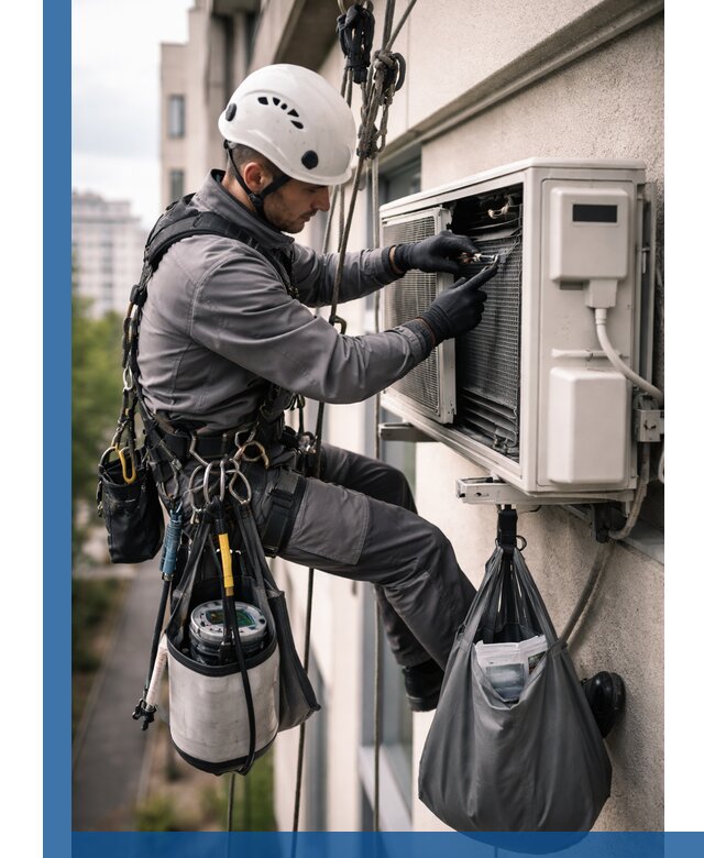 Обслуживание внешнего блока кондиционера в Сарапуле профессионально