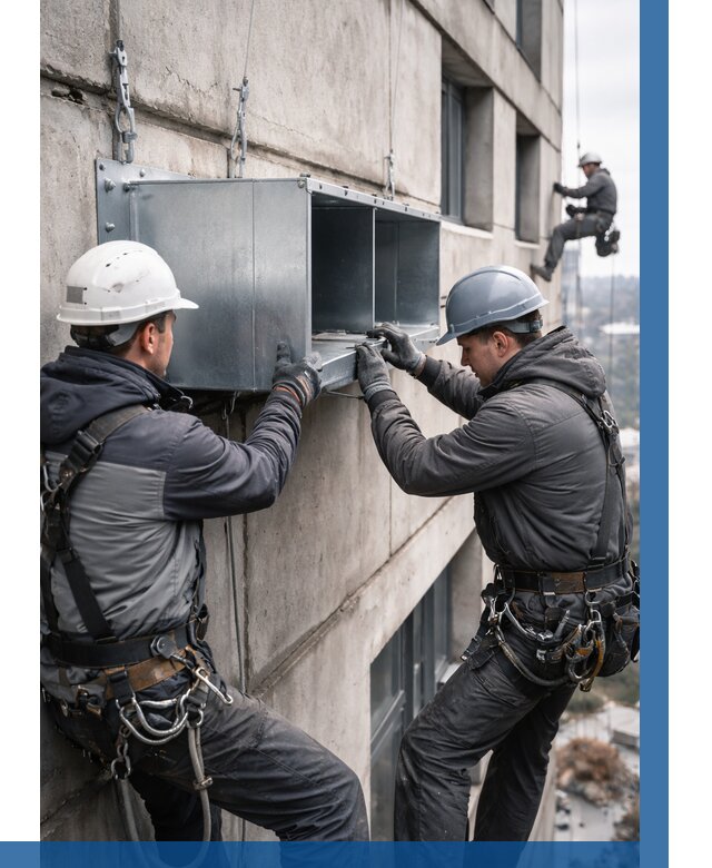 Монтаж вентиляционных коробов в Сарапуле от 3097 р. | ВЫСОТНИК-Срл