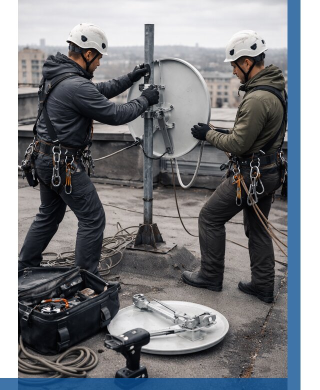 Демонтаж антенн на крыше в Сарапуле от 4646 р. | ВЫСОТНИК-Срл