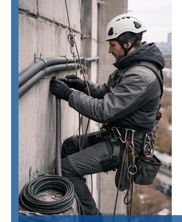 Профессиональный монтаж гофры для кабеля в Сарапуле с гарантией