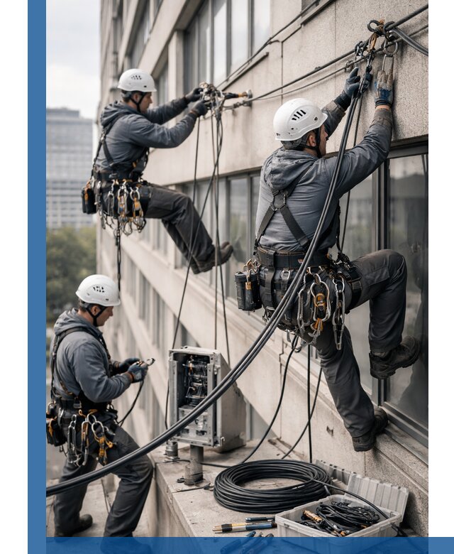 Прокладка оптоволоконного кабеля в Сарапуле под ключ с тестированием