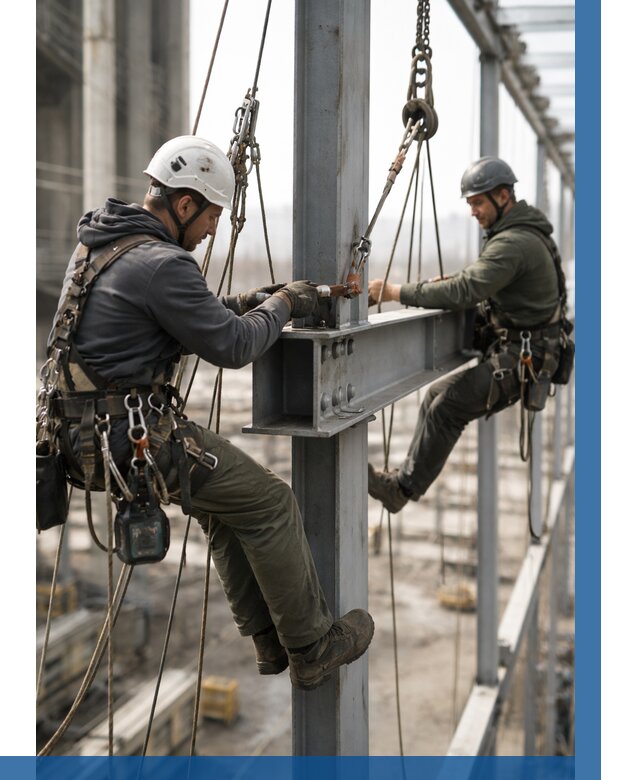 Монтаж металлоконструкций на высоте в Сарапуле от 3613 р. | ВЫСОТНИК-Срл