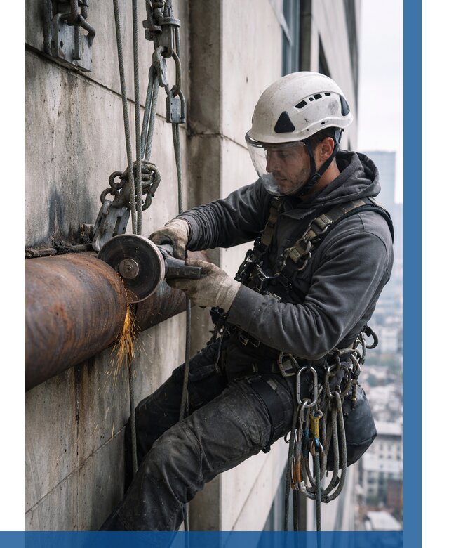 Резка металла на высоте в Сарапуле по цене от 4646 р. | ВЫСОТНИК-Срл