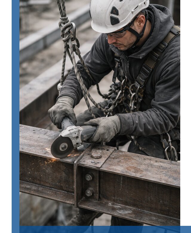 Резка металла на высоте в Сарапуле для зданий и конструкций