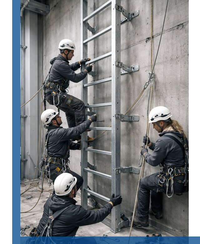 Монтаж металлических лестниц в Сарапуле под ключ со гарантией