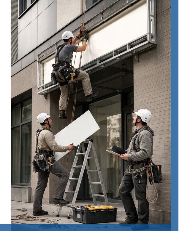 Монтаж светового короба в Сарапуле от 6711 р. | ВЫСОТНИК-Срл