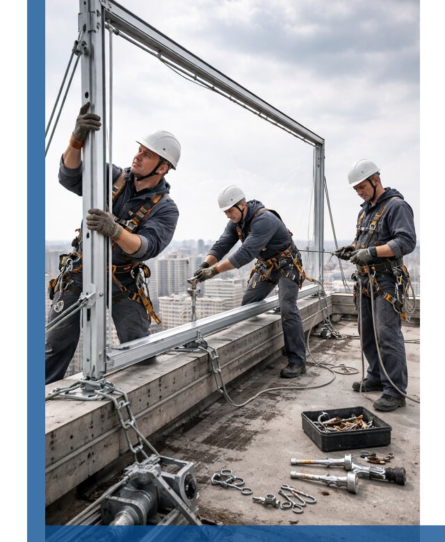 Монтаж крышных рекламных конструкций под ключ в Сарапуле