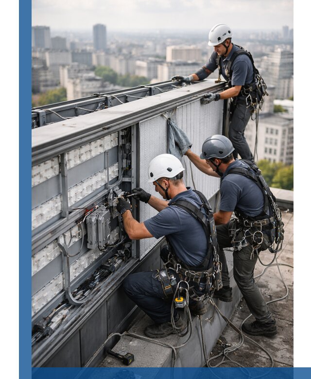 Профессиональное обслуживание крышной рекламы в Сарапуле под ключ