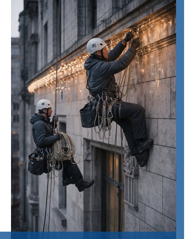 Монтаж новогодней иллюминации в Сарапуле от 8775 р. | ВЫСОТНИК-Срл