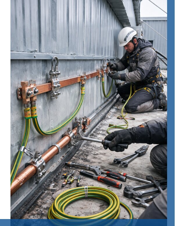 Монтаж заземления здания в Сарапуле от 25810 р. | ВЫСОТНИК-Срл