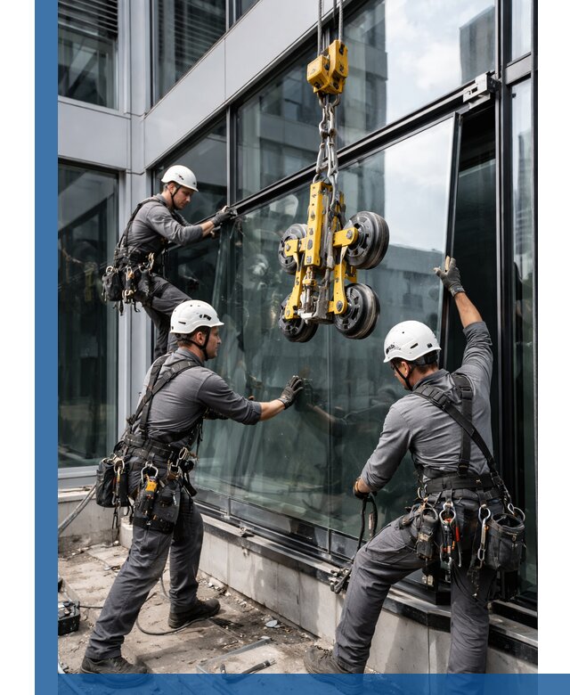 Структурное остекление фасадов в Сарапуле монтаж и обслуживание