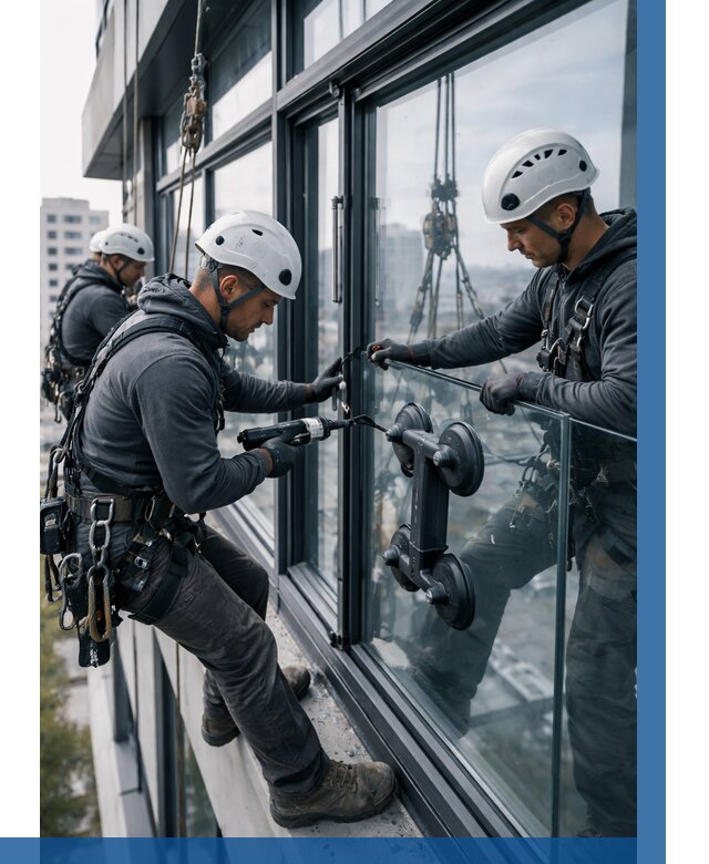 Витражное остекление зданий в Сарапуле от 3613 р. | ВЫСОТНИК-Срл