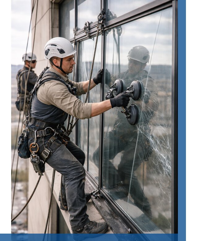 Замена стекла в витраже в Сарапуле под ключ от 8775 р. | ВЫСОТНИК-Срл