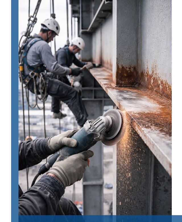 Зачистка металла от ржавчины и подготовка поверхностей в Сарапуле