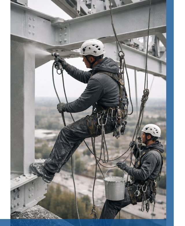 Покраска металлоконструкций на высоте в Сарапуле 361 р |ВЫСОТНИК-Срл
