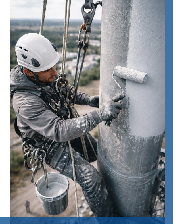 Покраска мачт связи под ключ в Сарапуле от 878 р. | ВЫСОТНИК-Срл