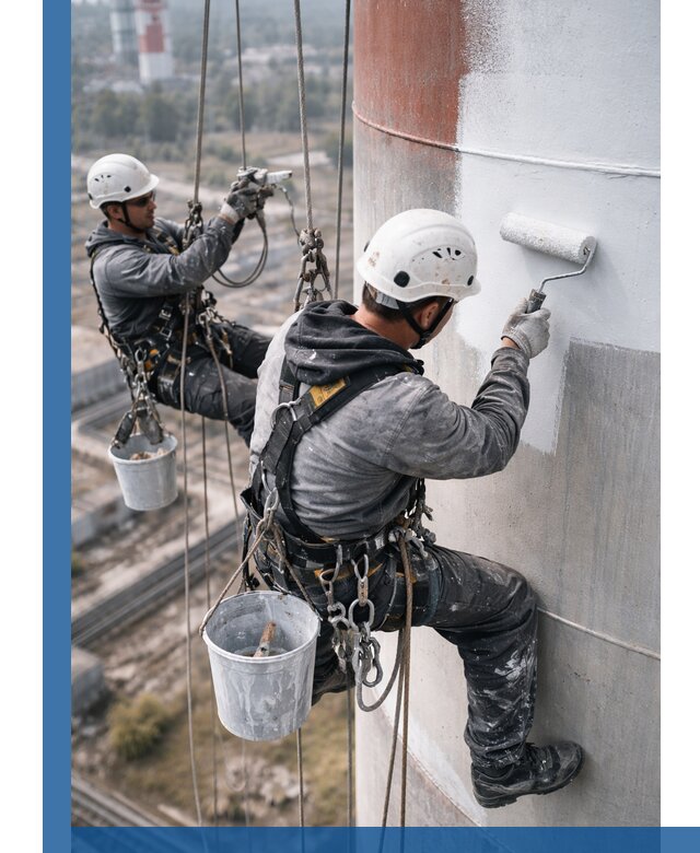 Покраска дымовых труб в Сарапуле: антикоррозийная защита и восстановление