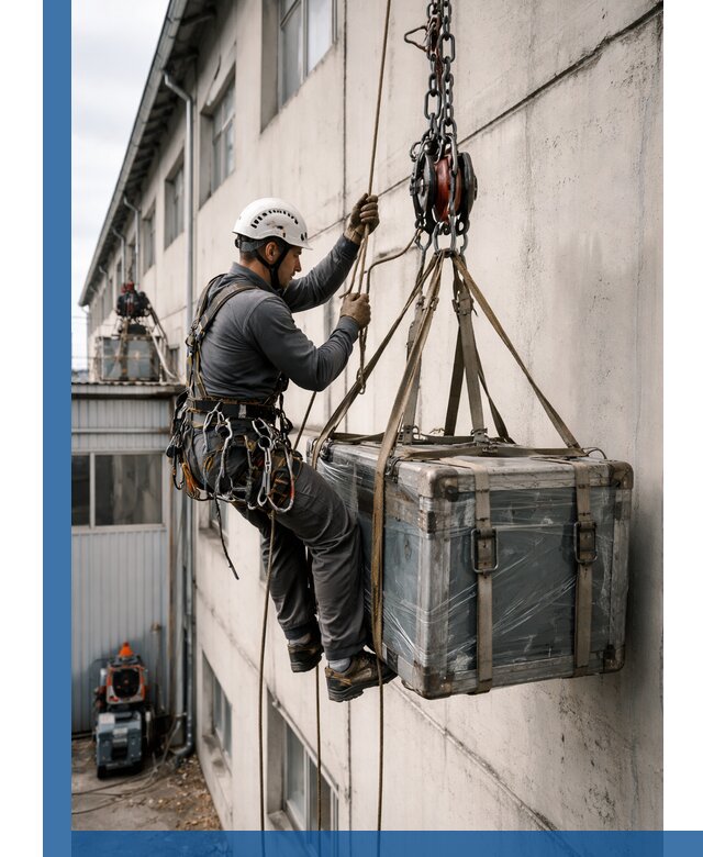 Подъем грузов на высоту в Сарапуле для промышленных объектов