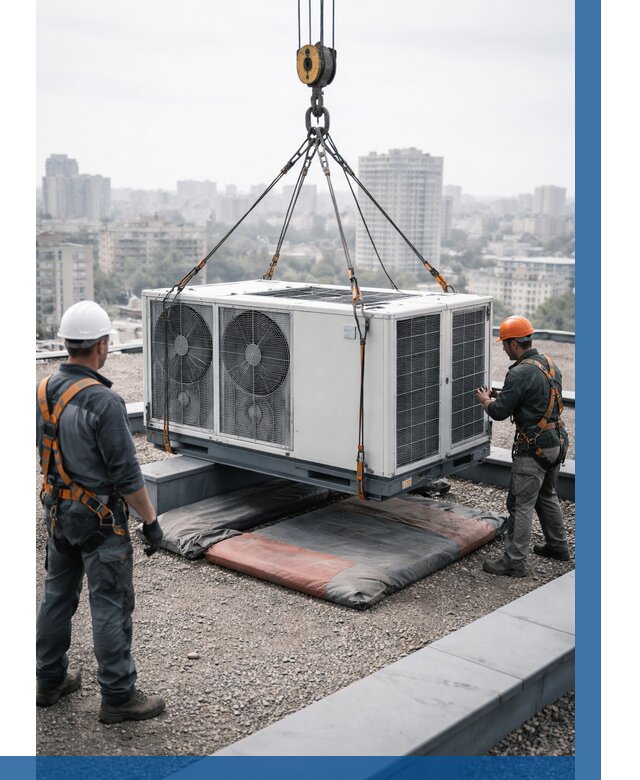 Подъем груза на крышу в Сарапуле от 5162 р. | ВЫСОТНИК-Срл заказать