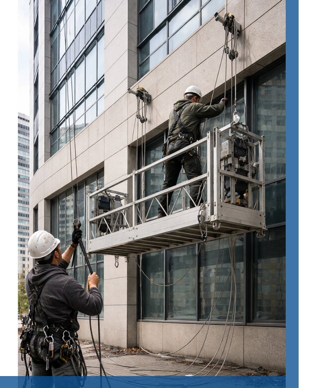 Монтаж и подъем фасадной люльки в Сарапуле от 12389 р. | ВЫСОТНИК-Срл