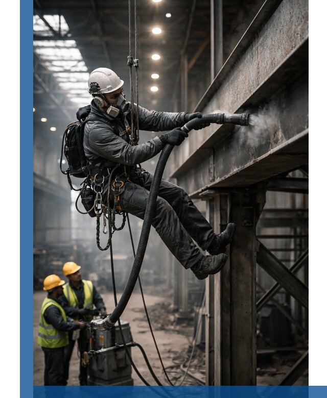 Обеспыливание конструкций в цехах промышленного производства в Сарапуле