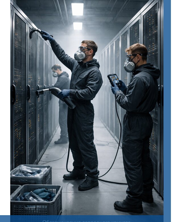 Обеспыливание серверной комнаты в Сарапуле от 4646 р. | ВЫСОТНИК-Срл